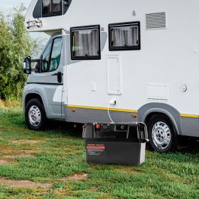 Battery Box Group 24/27 Smart Battery Box 12V/24V/36V For Trolling Motor (Option: Black)